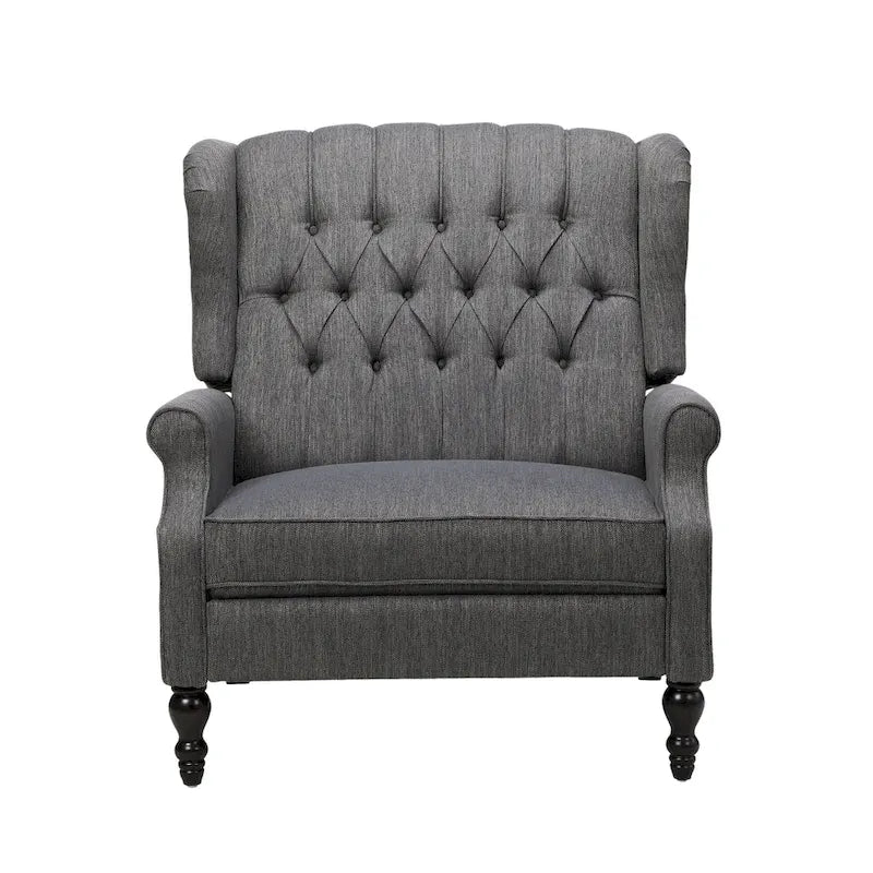 Fauteuil inclinable une place et demie, fauteuil inclinable surdimensionné réglable avec dossier à oreilles