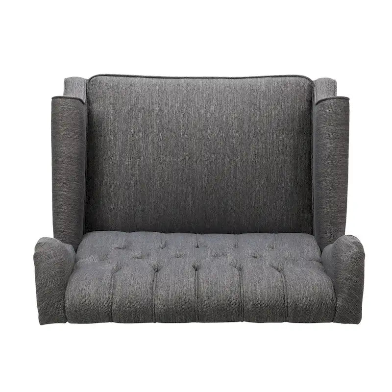 Fauteuil inclinable une place et demie, fauteuil inclinable surdimensionné réglable avec dossier à oreilles