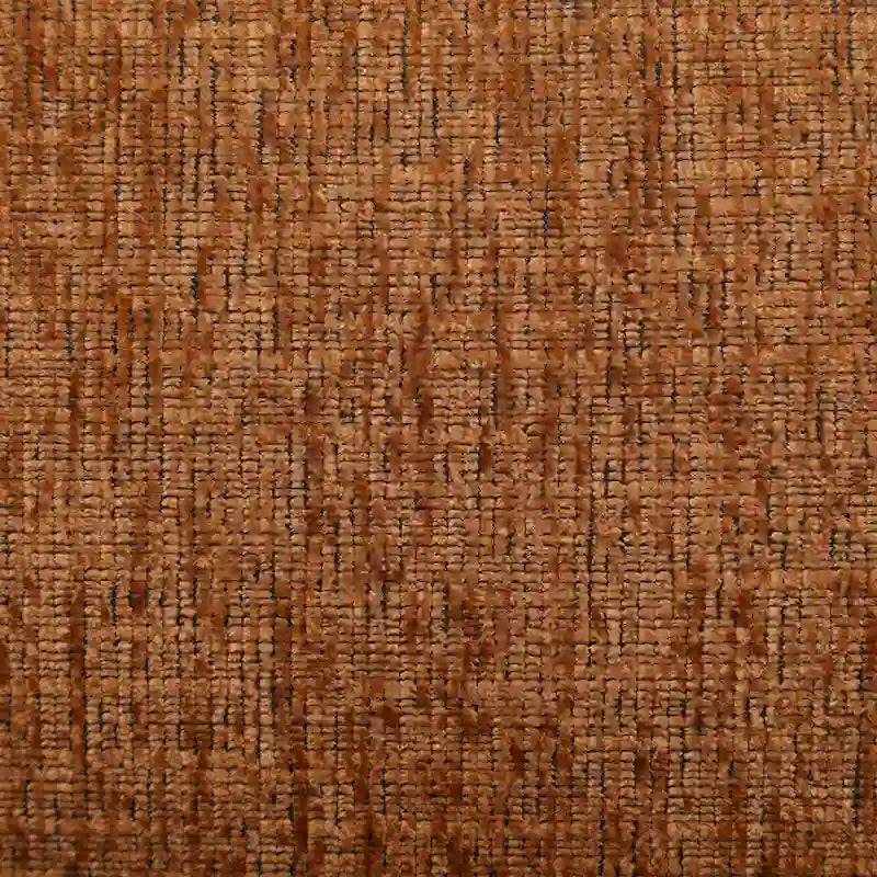 Fauteuil pivotant en chenille marron moderne 80 cm