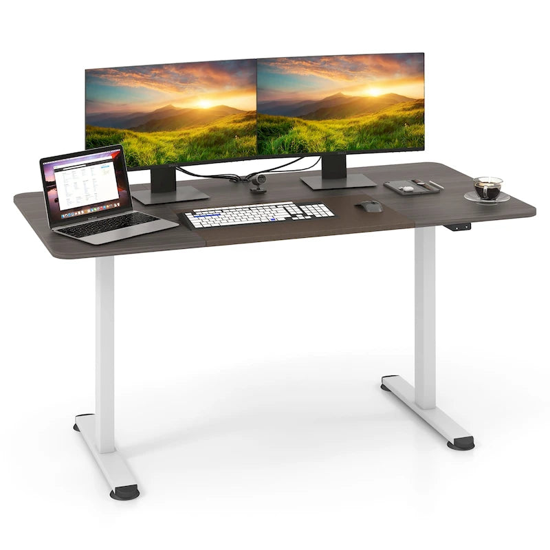 Bureau debout électrique Hauteur réglable Table de bureau à domicile