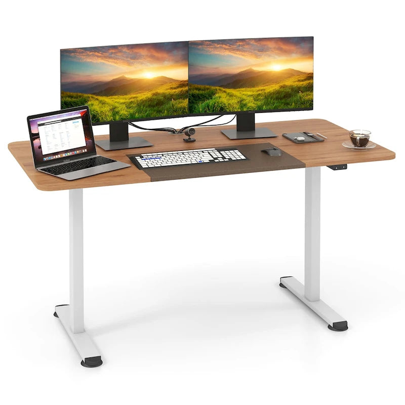 Bureau debout électrique Hauteur réglable Table de bureau à domicile