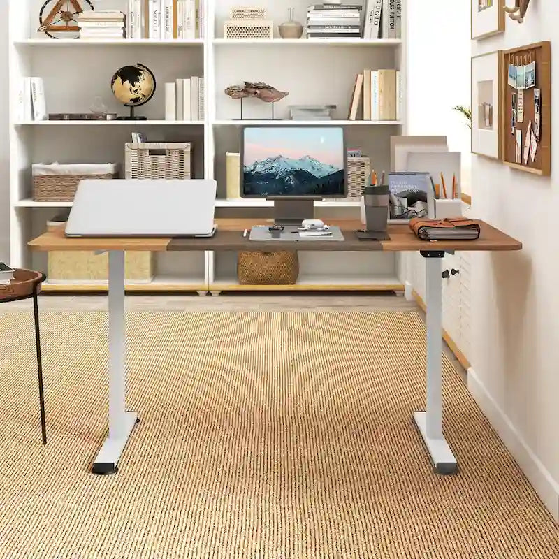 Bureau debout électrique Hauteur réglable Table de bureau à domicile