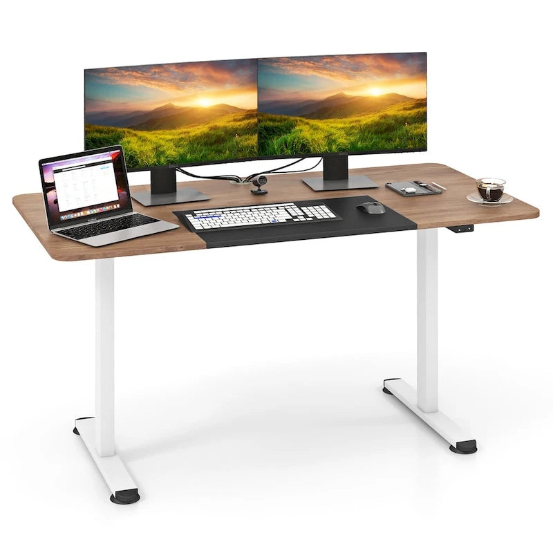 Bureau debout électrique Hauteur réglable Table de bureau à domicile