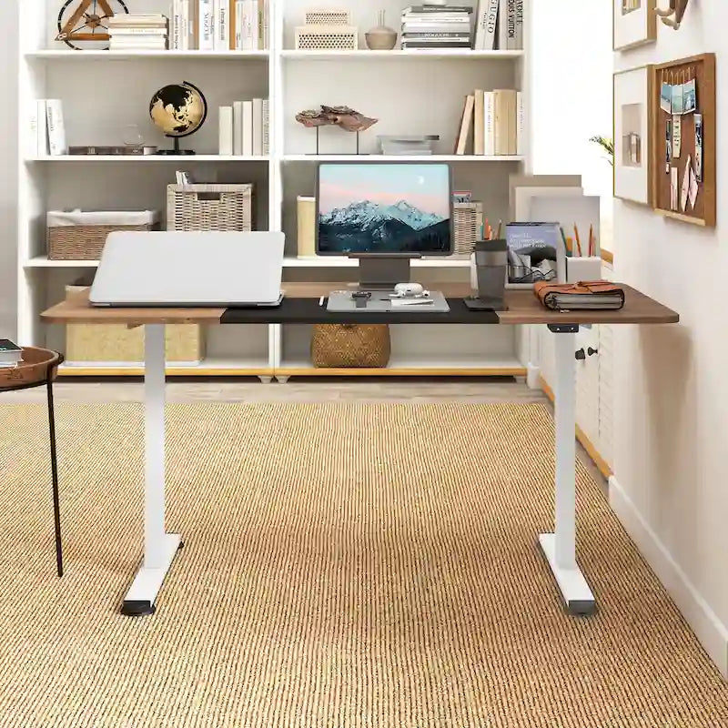 Bureau debout électrique Hauteur réglable Table de bureau à domicile