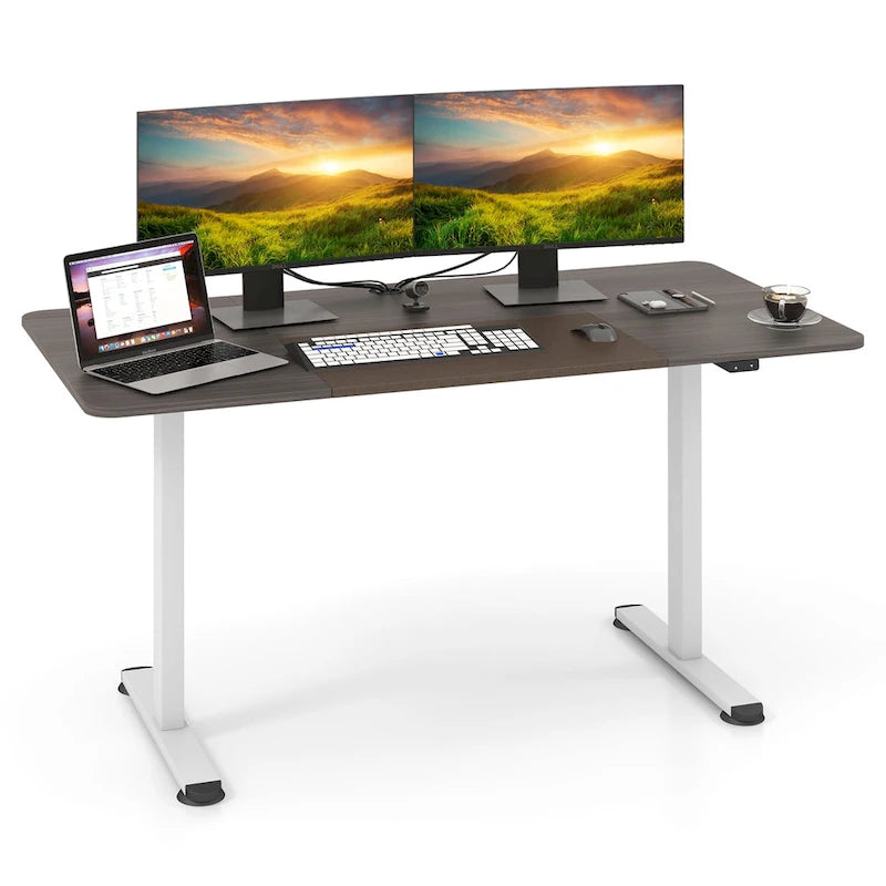 Bureau debout électrique Hauteur réglable Table de bureau à domicile