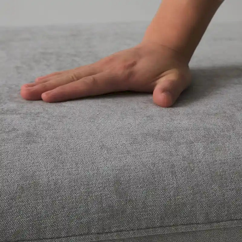 Fauteuil de salon surdimensionné en chenille