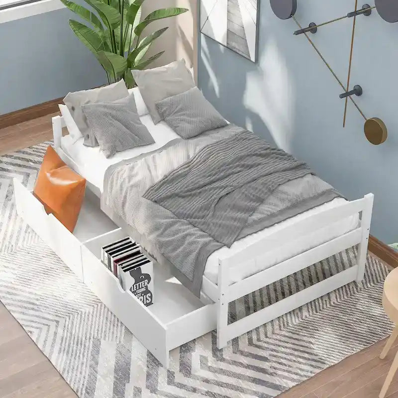 Lit plateforme une place