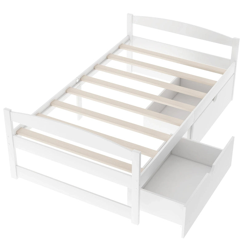 Lit plateforme une place