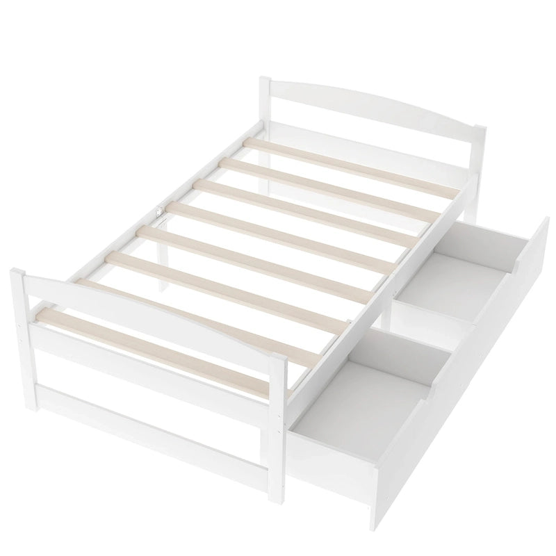 Lit plateforme une place