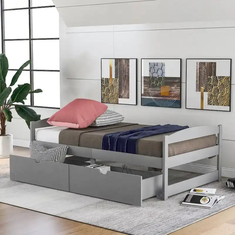 Lit plateforme une place