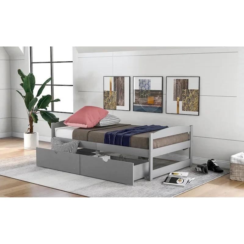 Lit plateforme une place