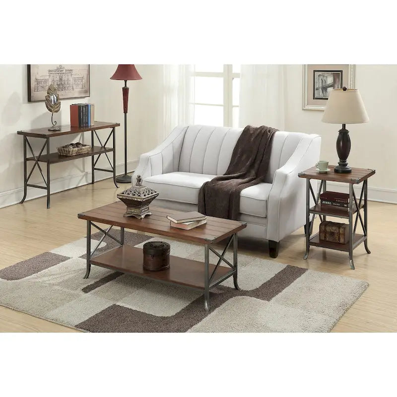 Table basse avec étagère Convenience Concepts