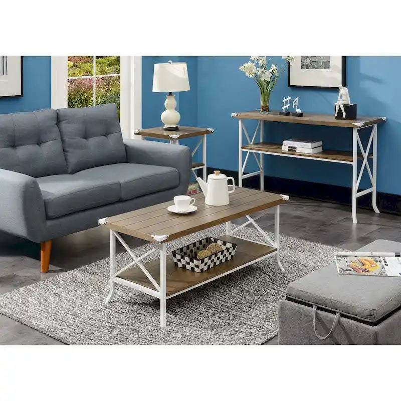 Table basse avec étagère Convenience Concepts