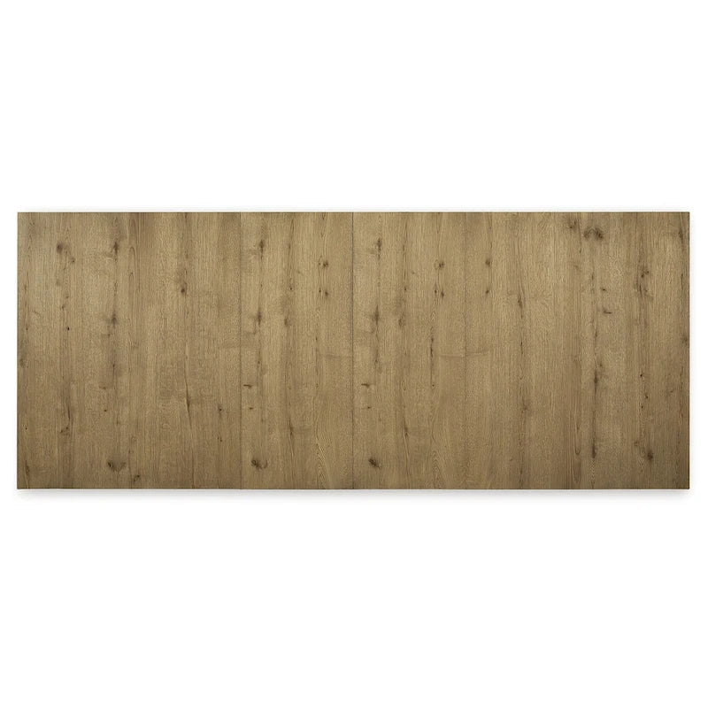 Table à manger extensible brun clair - 44,5 L x 108 P x 30,13 H