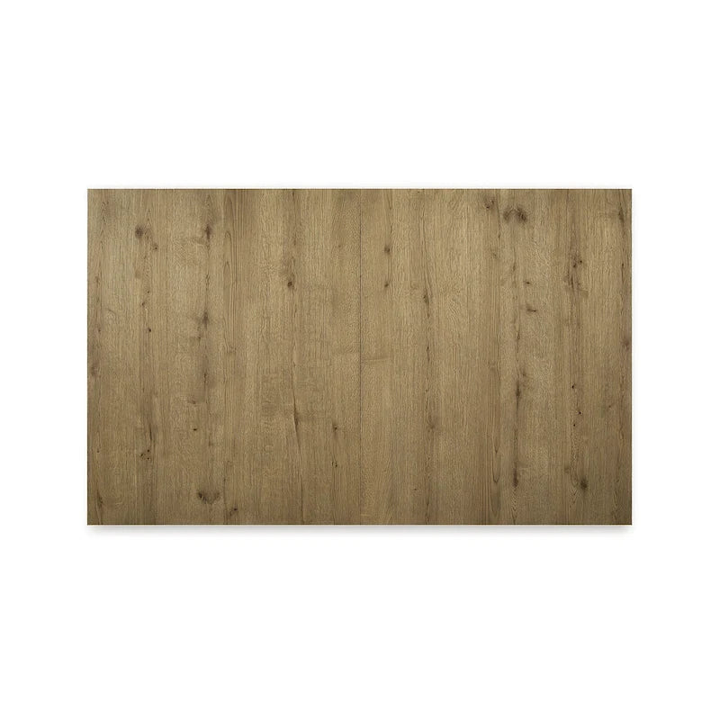 Table à manger extensible brun clair - 44,5 L x 108 P x 30,13 H