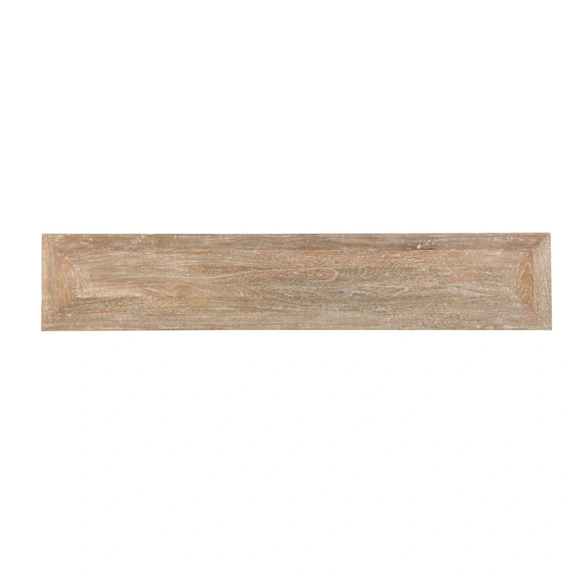 Console de canapé en bois massif et métal - 188 cm de long x 36 cm de large x 90 cm de haut