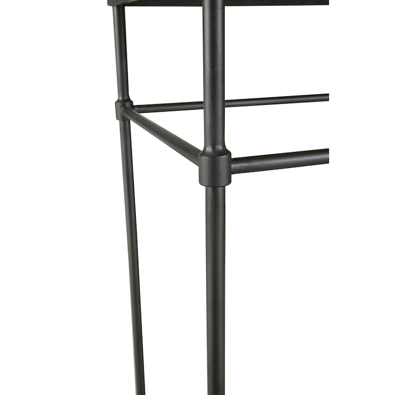 Console de canapé en bois massif et métal - 188 cm de long x 36 cm de large x 90 cm de haut