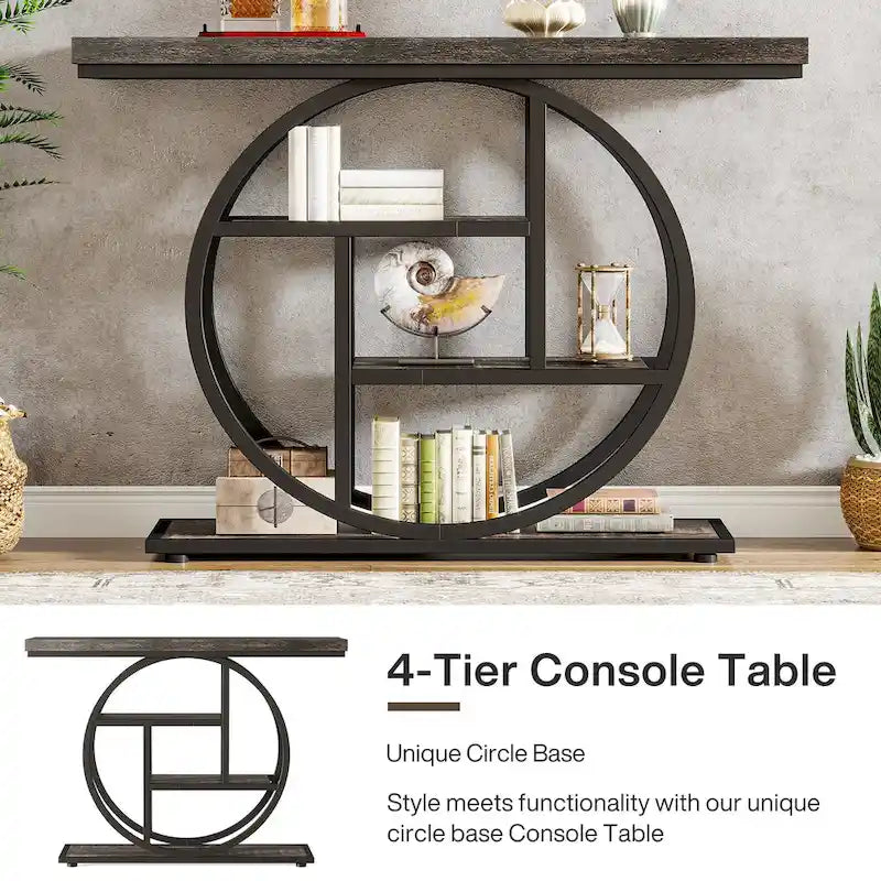 41.3 Table d'entrée console, table de canapé 4 niveaux