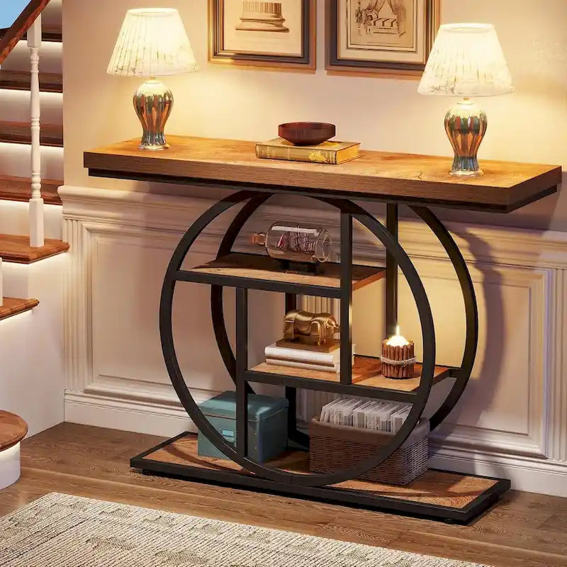 41.3 Table d'entrée console, table de canapé 4 niveaux