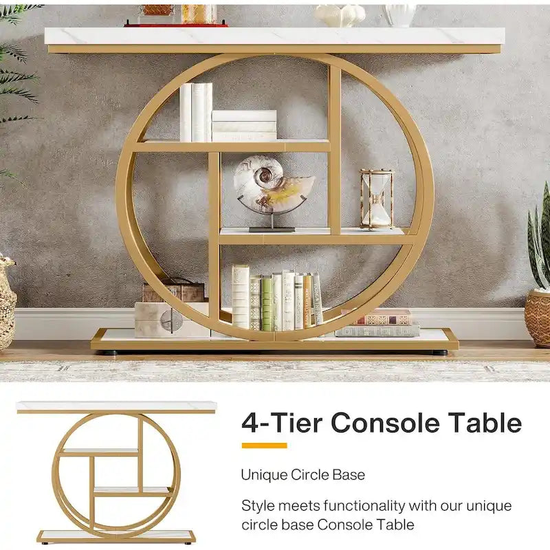 41.3 Table d'entrée console, table de canapé 4 niveaux