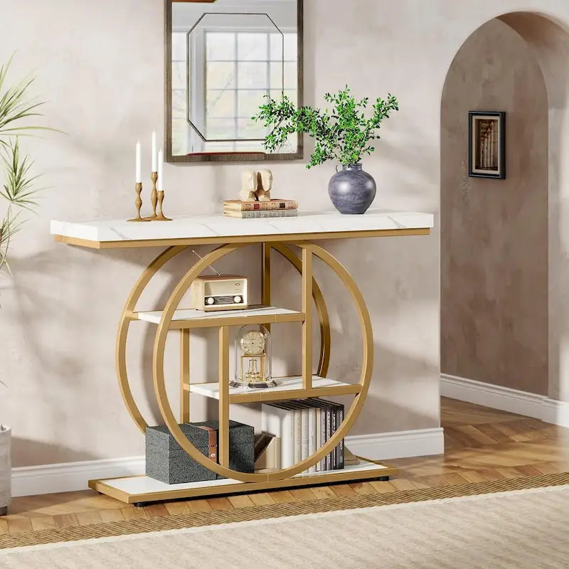 41.3 Table d'entrée console, table de canapé 4 niveaux