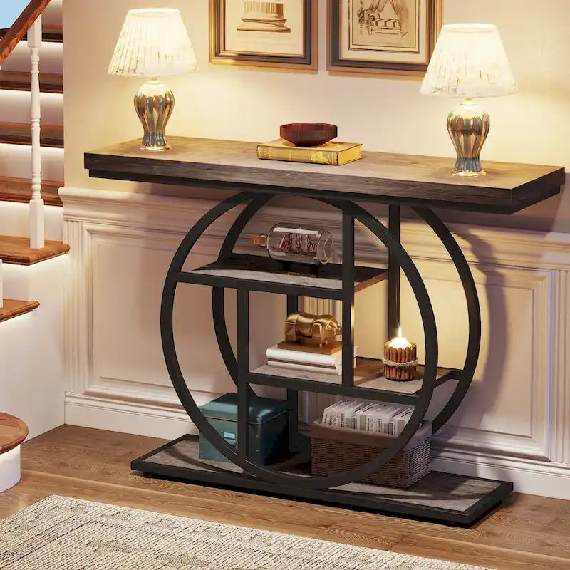 41.3 Table d'entrée console, table de canapé 4 niveaux