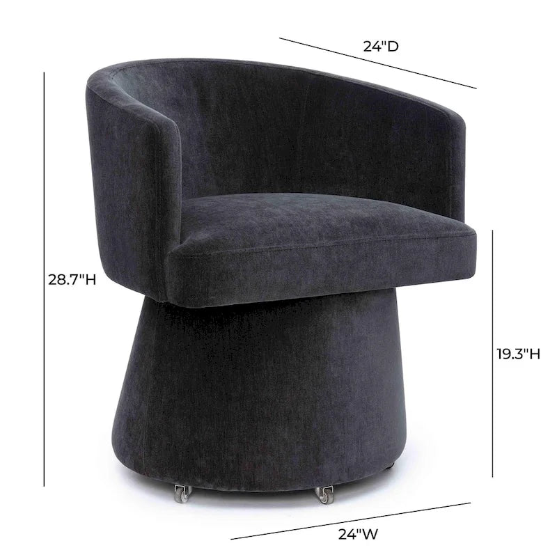 Chaise de bureau à roulettes