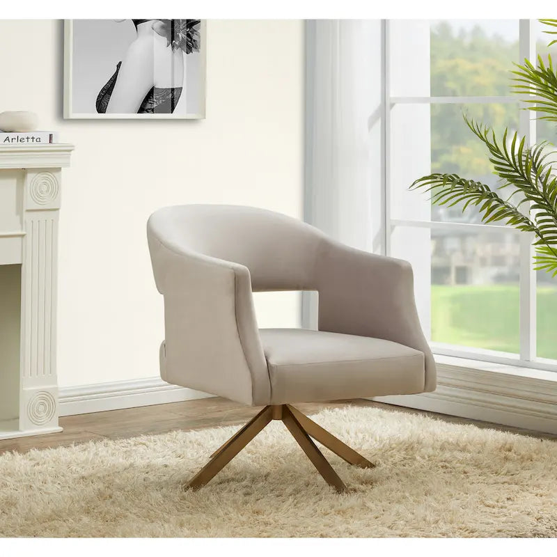 Fauteuil d'appoint pivotant - 27Lx29Px33H