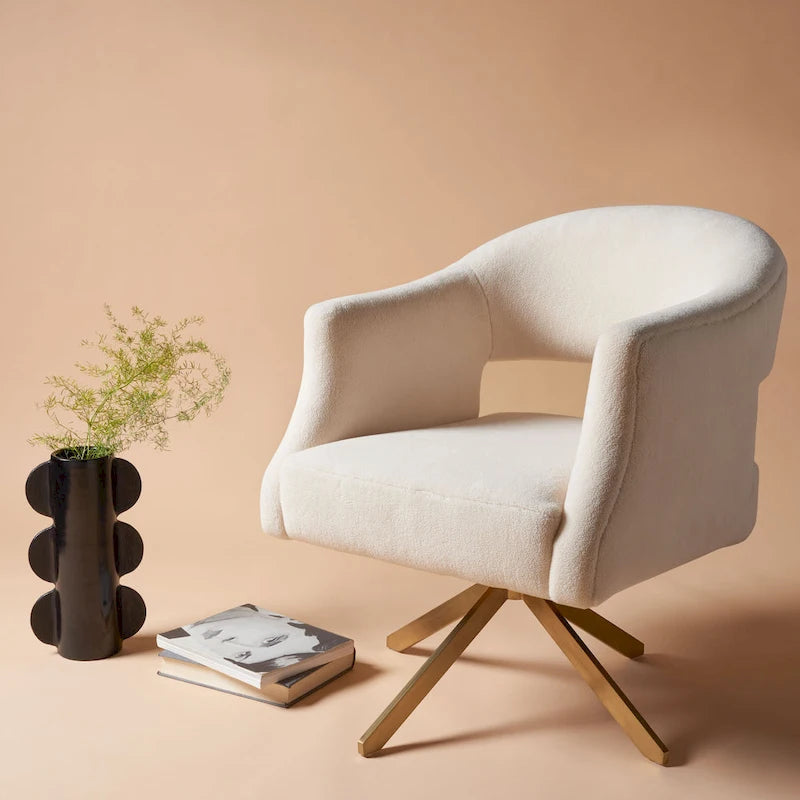 Fauteuil d'appoint pivotant - 27Lx29Px33H