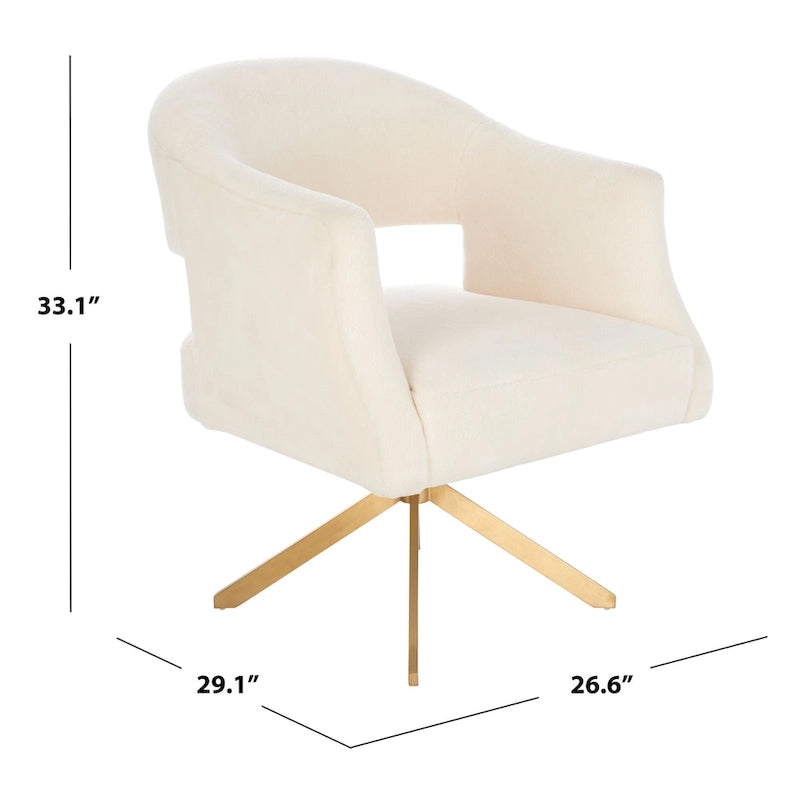 Fauteuil d'appoint pivotant - 27Lx29Px33H