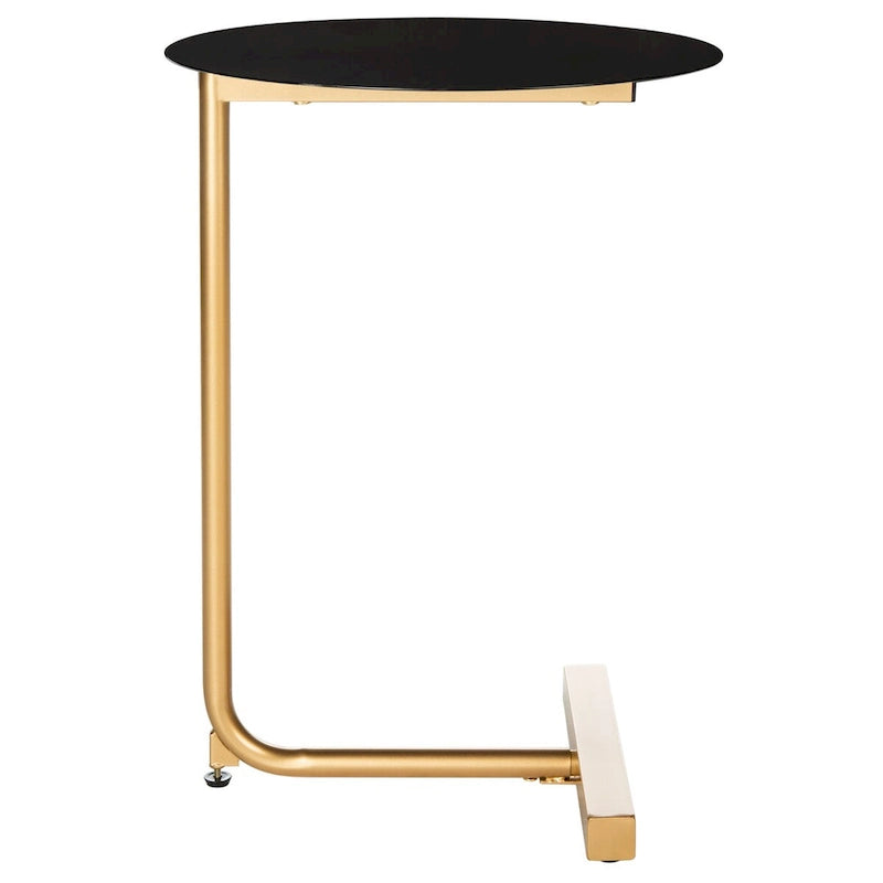 Table d'appoint ronde - 17,7 l x 17,7 P x 25 H - 18Lx18Px25H