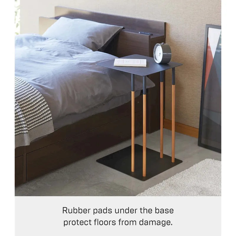 Table d'appoint en C, Acier, Charge max. 5 kg - L 35 x l 35 x H 55 cm