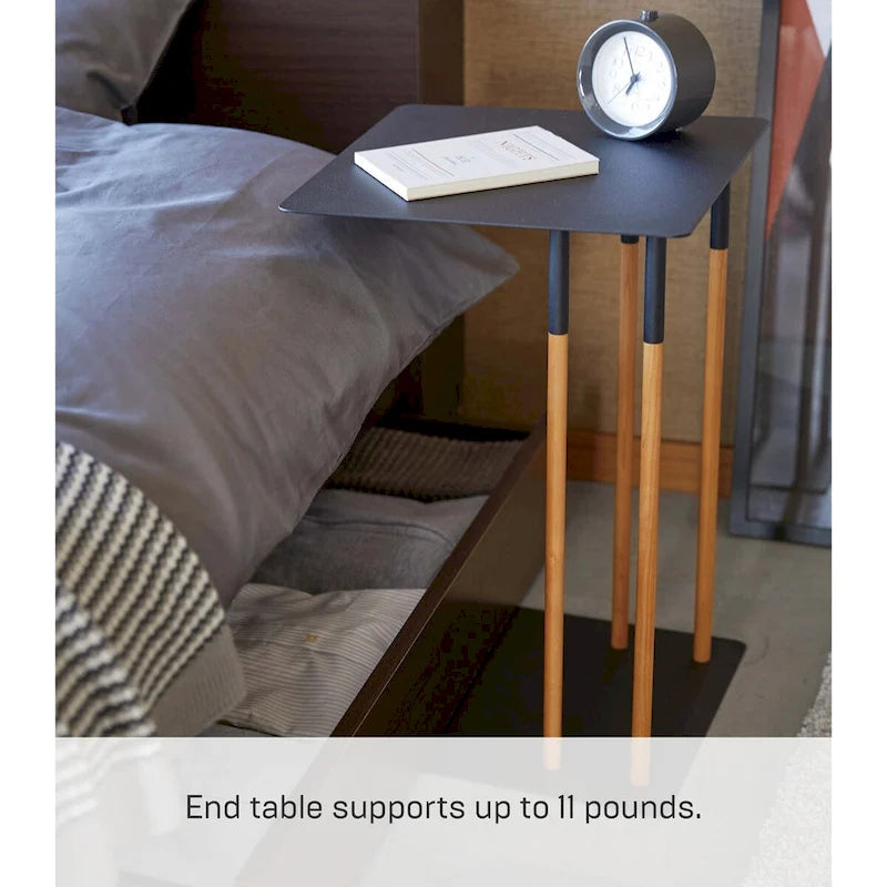 Table d'appoint en C, Acier, Charge max. 5 kg - L 35 x l 35 x H 55 cm