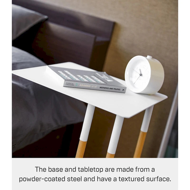 Table d'appoint en C, Acier, Charge max. 5 kg - L 35 x l 35 x H 55 cm