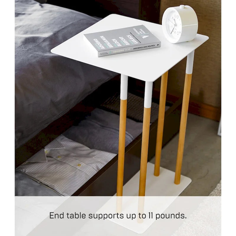 Table d'appoint en C, Acier, Charge max. 5 kg - L 35 x l 35 x H 55 cm