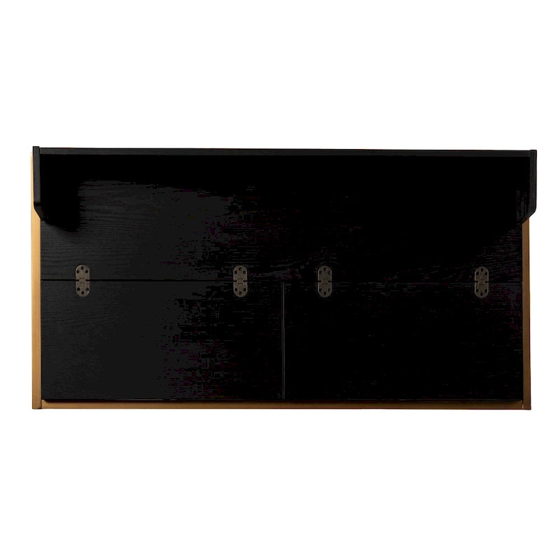 Bureau de style moderne et simple, bureau d'écriture, bureau à abattant avec rangement